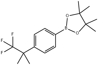 1432571-98-6 4,4,5,5-四甲基-2-(4-(1,1,1-三氟-2-甲基丙-2-基)苯基)-1,3,2-二氧杂环戊硼烷