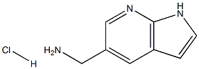 1H-吡咯并[2,3-B]吡啶-5-基甲胺盐酸,1432754-52-3,结构式