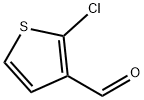 2-クロロチオフェン-3-カルブアルデヒド 化学構造式