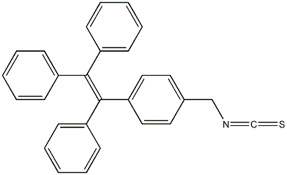 (2-(4-(ISOTHIOCYANATOMETHYL)PHENYL)ETHENE-1,1,2-TRIYL)TRIBENZENE 结构式