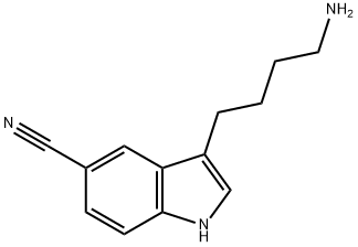 4-(5-Cyano-1H-indol-3-yl)butylamine Structure