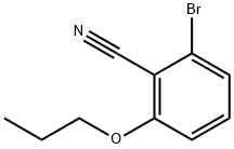 2-BroMo-6-propoxybenzonitrile Struktur
