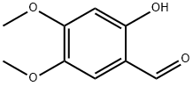 2-羟基-4,5-二甲氧基苯甲醛, 14382-91-3, 结构式