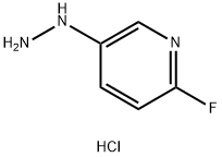 3-肼基-6-氟吡啶盐酸盐, 1438599-61-1, 结构式