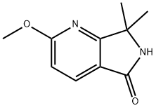 5H-Pyrrolo[3,4-b]pyridin-5-one, 6,7-dihydro-2-Methoxy-7,7-diMethyl-,1440519-80-1,结构式
