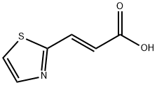 2-Propenoic acid, 3-(2-thiazolyl)-, (2E)- Structure