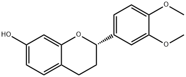 (2S)-2-(3,4-二甲氧基苯基)-3,4-二氢-2H-1-苯并吡喃-7-醇, 1443218-16-3, 结构式