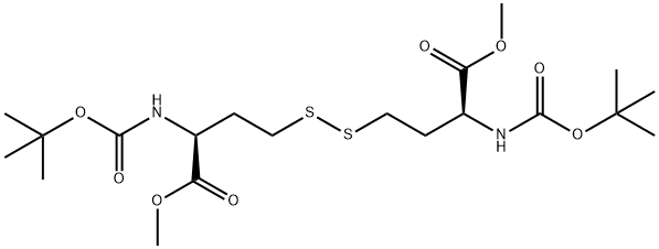 N,N'-bis[(tert-butyloxy)carbonyl]-L-hoMocystine diMethyl ester Structure
