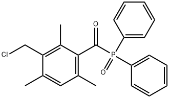 (3-(氯甲基)-2,4,6-三甲基苯基)(二苯基磷酰基)甲酮 结构式