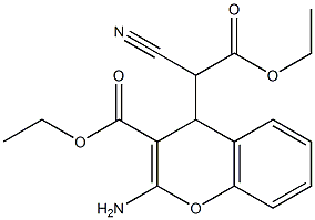 144490-25-5 ethyl 2-amino-4-(1-cyano-2-ethoxy-2-oxoethyl)-4H-chromene-3-carboxylate