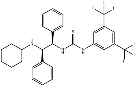 (S)-1-(3,5-双三氟甲基苯基)-3-(1-苯乙基)硫脲 结构式
