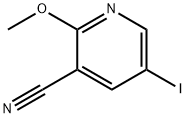 5-Iodo-2-Methoxy-nicotinonitrile Struktur