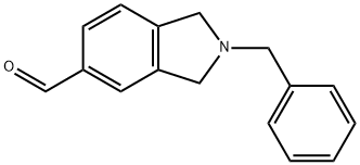 2-benzylisoindoline-5-carbaldehyde 化学構造式