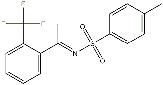 (E)-4-Methyl-N-(1-(2-(trifluoroMethyl)phenyl)ethylidene)benzenesulfonaMide Structure