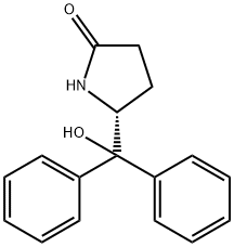 (5R)-5-(hydroxydiphenylMethyl)-2-Pyrrolidinone Structure