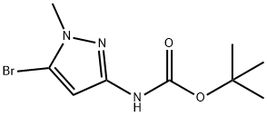叔-丁基 (5-溴-1-甲基-1H-吡唑-3(2H)-亚基)氨基甲酯, 1447607-89-7, 结构式