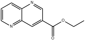 1,5-萘啶-3-甲酸乙酯, 1447608-02-7, 结构式