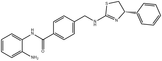 N-(2-AMinophenyl)-4-[[[(4S)-4,5-dihydro-4-phenyl-2-thiazolyl]aMino]Methyl]-benzaMide Struktur