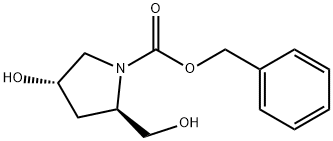 N-CBZ-trans-4-Hydroxy-D-prolinol Structure