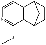 1-(甲硫基)-5,6,7,8-四氢-5,8-甲桥异喹啉,145041-54-9,结构式