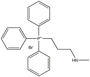 (3-(甲氨基)丙基)三苯基溴化膦, 145126-87-0, 结构式