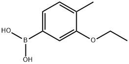 (3-エトキシ-4-メチルフェニル)ボロン酸 化学構造式