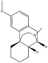 ent-14S-3-Methoxy-17-MethylMorphinan 化学構造式