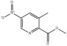 Methyl 3-Methyl-5-nitropicolinate Struktur