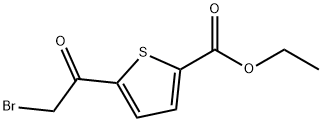 5-(2-BroMo-acetyl)-thiophene-2-carboxylic acidethyl ester Structure