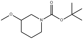 1-BOC-3-甲氧基哌啶 结构式