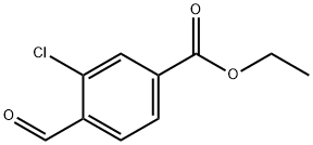 Ethyl 3-chloro-4-forMylbenzoate Structure