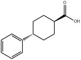 反式-4-苯基环己烷-1-甲酸, 1466-73-5, 结构式