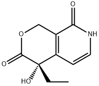 (S)-4-乙基-4-羟基-1,7-二氢-3H-吡喃并[3,4-C]吡啶-3,8(4H)-二酮, 146683-25-2, 结构式