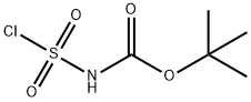 CarbaMic acid, N-(chlorosulfonyl)-, 1,1-diMethylethyl ester Struktur