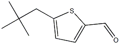 5-neopentylthiophene-2-carbaldehyde Struktur