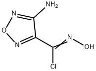 1,2,5-Oxadiazole-3-carboxiMidoyl chloride, 4-aMino-N-hydroxy- Struktur