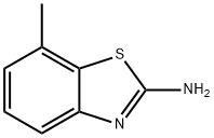 7-甲基苯并[D]噻唑-2-胺, 14779-18-1, 结构式