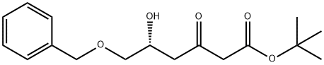 (5R)-5-Hydroxy-3-oxo-6-(benzyloxy)-hexanoic Acid tert-Butyl Ester, 147849-63-6, 结构式