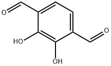 1,4-Benzenedicarboxaldehyde, 2,3-dihydroxy- Structure