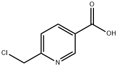 6-(氯甲基)烟酸, 148258-27-9, 结构式