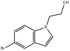 2-(5-溴-1H-吲哚-1-基)乙醇, 148366-28-3, 结构式