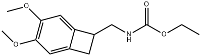 (3,4-DiMethyoxy-bicyclo(4,2,0)octa-1(6),2,4-trien-7-ylMethyl)-carbaMic acid ethyl ester 化学構造式