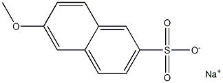 sodiuM 6-Methoxynaphthalene-2-sulfonate Struktur