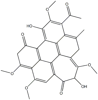 Hypocrellin C Struktur