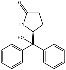 (5S)-5-(hydroxydiphenylMethyl)-2-Pyrrolidinone Structure