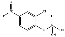 2-氯-4-硝基苯基磷酸酯 结构式