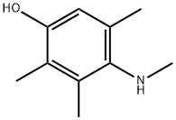 2,3,5-TriMethyl-4-(MethylaMino)phenol 化学構造式