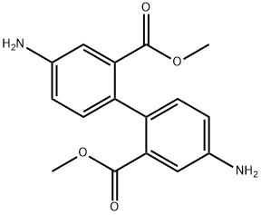 diMethyl 4,4'-dinitro-[1,1'-biphenyl]-2,2'-dicarboxylate Structure