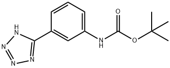3-(BOC-AMino)phenyltetrazole Struktur