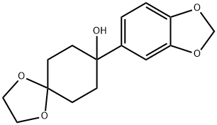 8-(benzo[d][1,3]dioxol-5-yl)-1,4-dioxaspiro[4.5]decan-8-ol